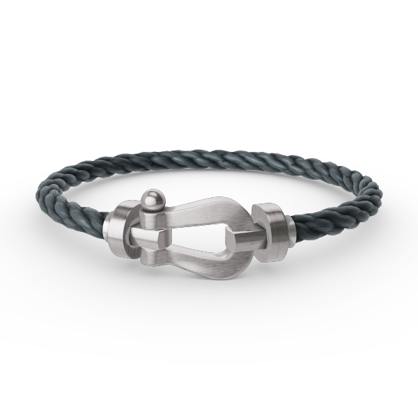 TimiFORCE LARGE HORSESHOE NO DIAMOND BRACELET SILVER