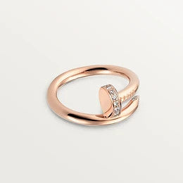 TimiJUSTE RING 2.65MM PINK GOLD DIAMOND