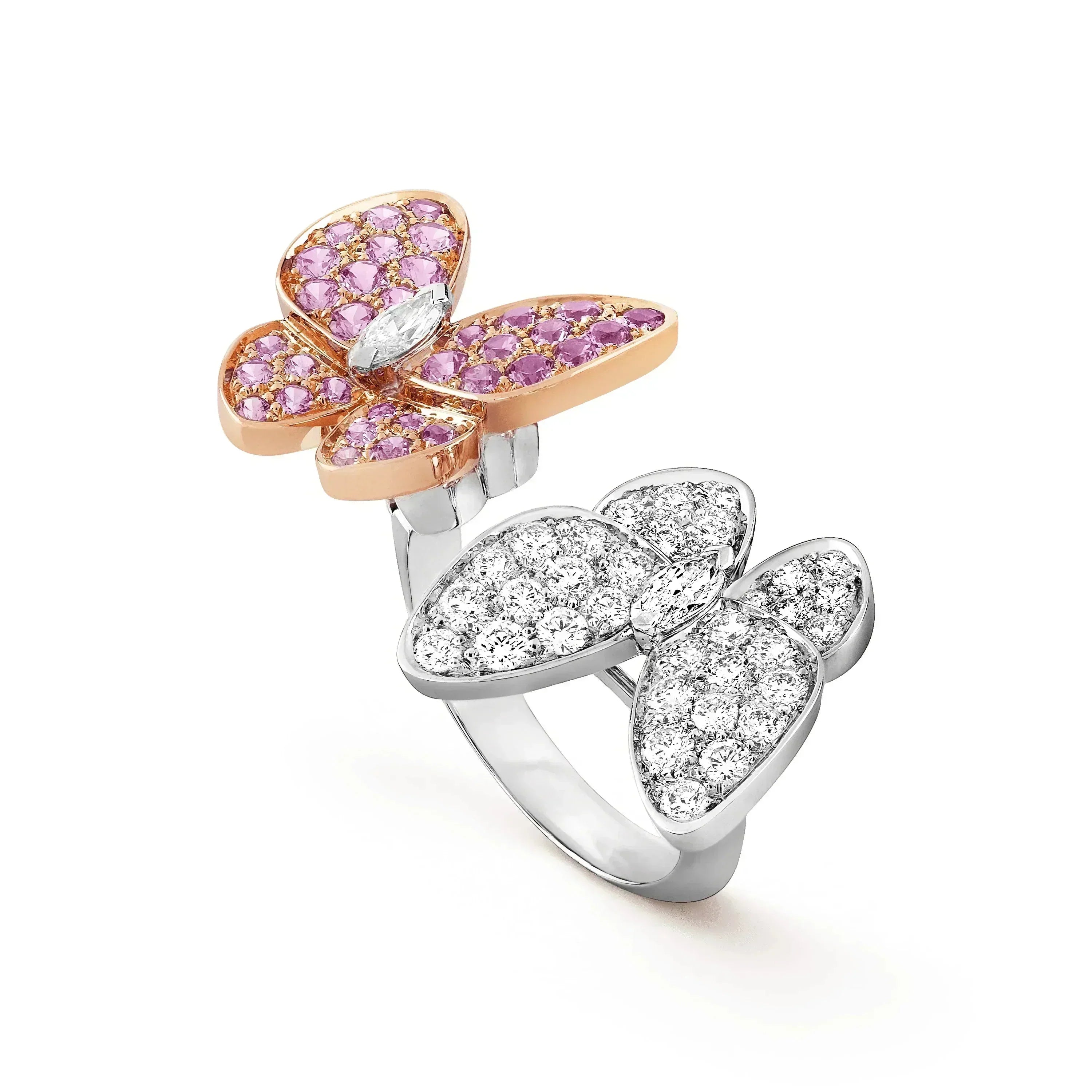 TimiTWIN BUTTERFLY DIAMOND RING