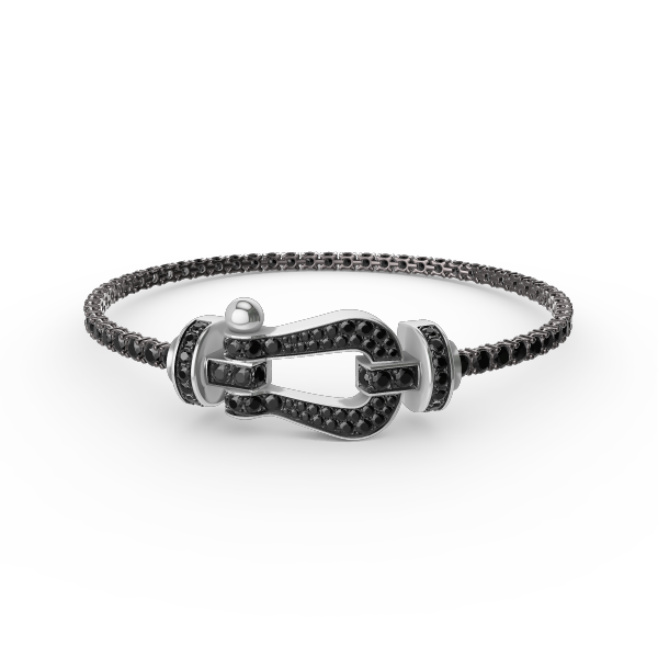 TimiFORCE  LARGE HORSESHOE FULL DIAMOND TENNIS BRACELET